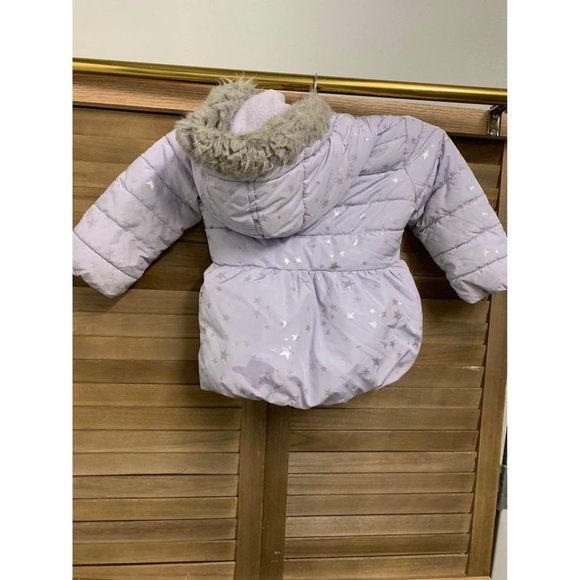 Childrens Place Purple Winter Coat Girls Size 18 months - 24 months - Picture 2 of 8